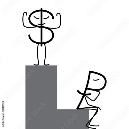 Dollar and ruble