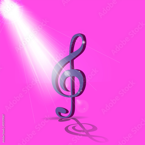 Abstract Music Background. Vector Illustration for your Design.