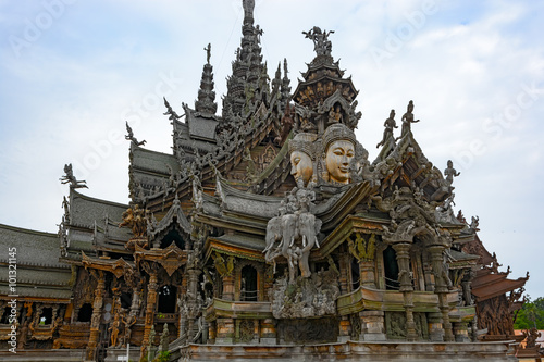The Wood Sanctuary of Truth in Pattaya, Chonburi, Thailand. © Igor Groshev