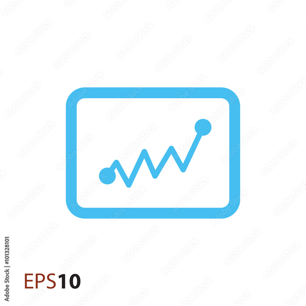 Statistics icon for web and mobile Statistics icon for web and mobile