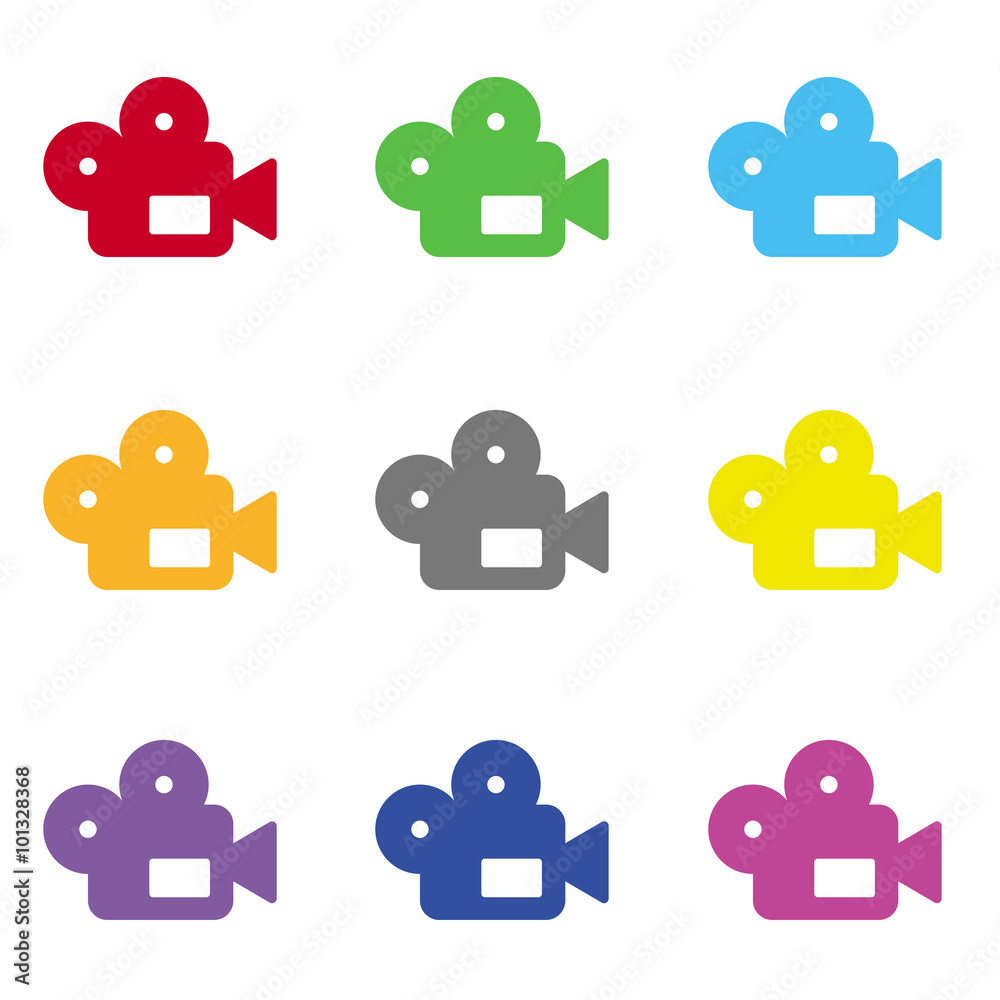 Fotografie Film camera icon for web and mobile