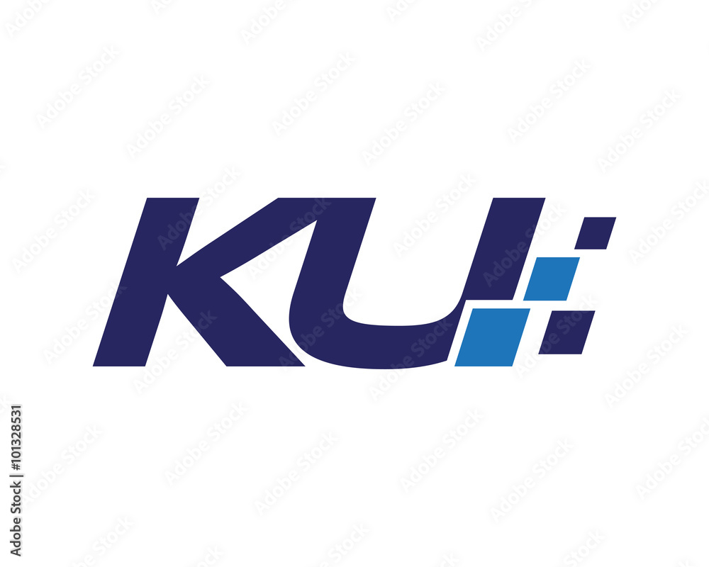 KU digital letter logo
