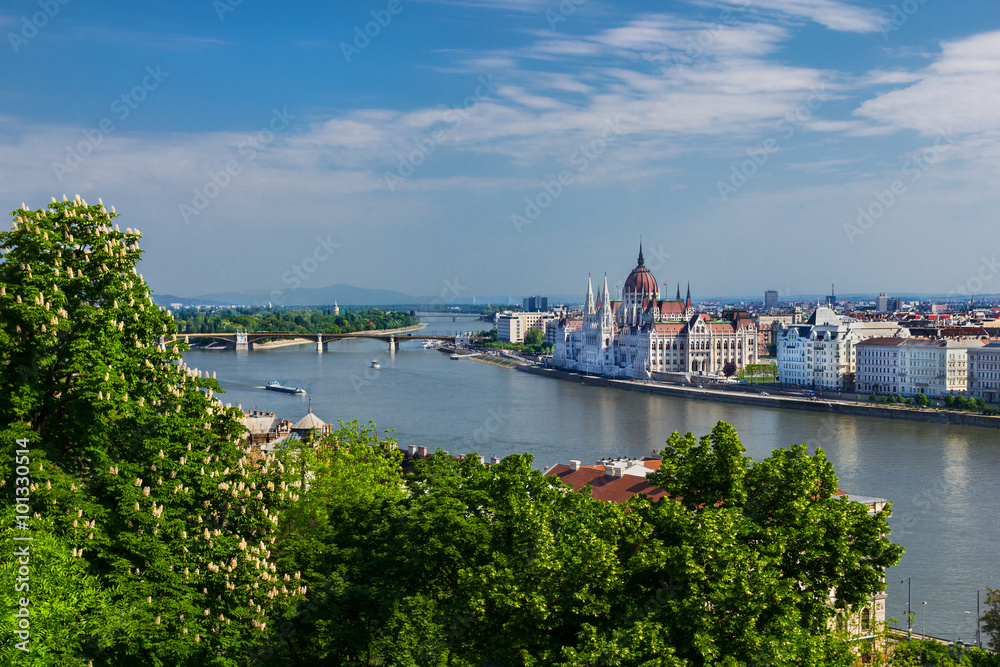 Budapest aerial view