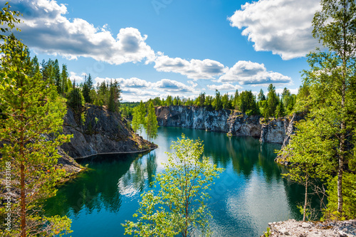 Nature in summer, Karelia, Russia photo