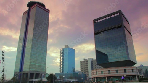 Ciclista nella city, cinemagraph