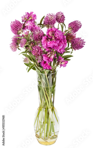 Beautiful Wild Flowers Bouquet. Wildflowers in vase