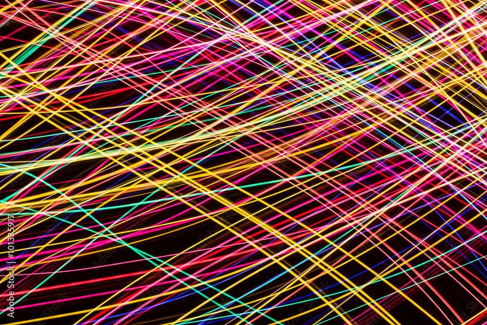 Modern art. Long exposure neon lights texture Modern art. Long exposure neon lights texture