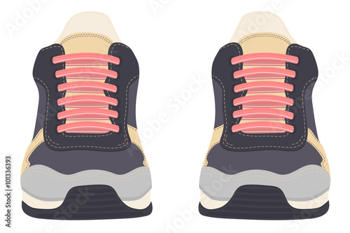 Sneakers isolated on white background