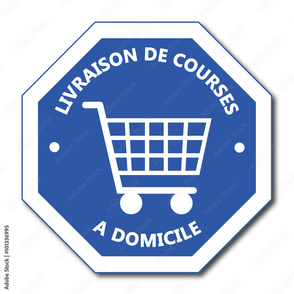 Logo livraison de courses à domicile.