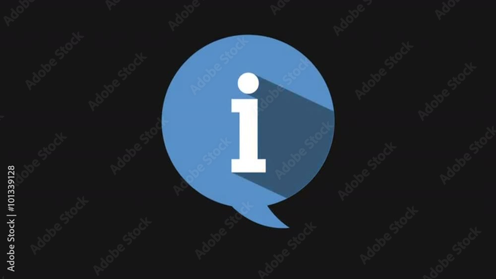 Talk box icon, Video Animation Talk box icon, Video Animation