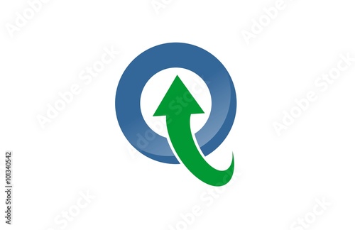 circle power arrow logo