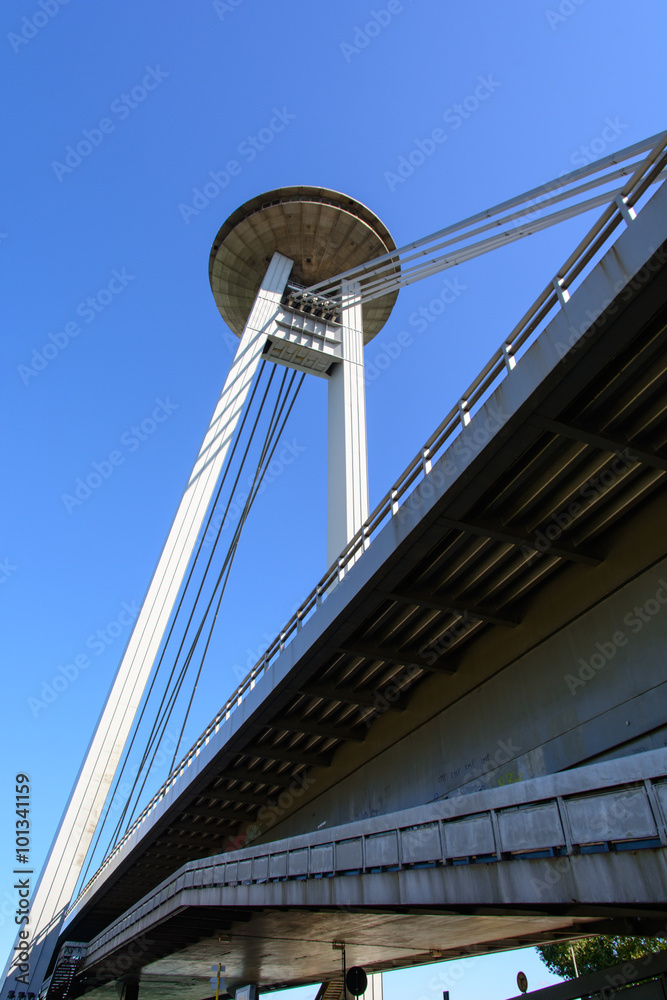 Obraz premium The new bridge of Bratislava
