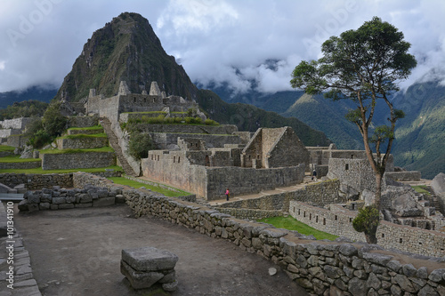 Ancient city of incas - Machu Picchu. photo