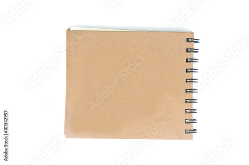 recycled paper notebook front cover © Dontree