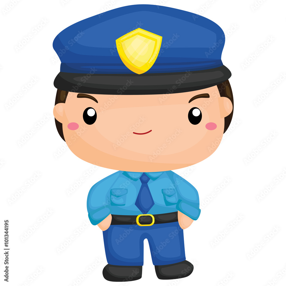 Cute Police Boy
