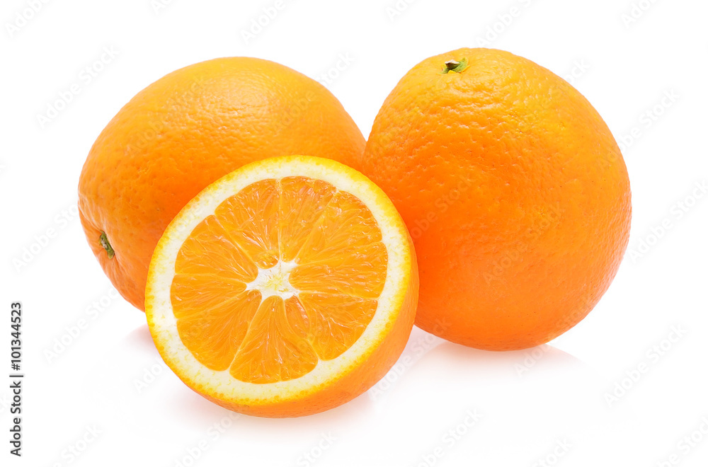 orange fruit isolated on white background orange fruit isolated on white background