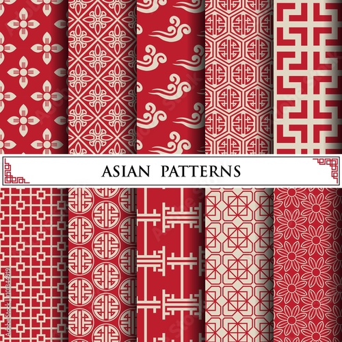 asian vector pattern,pattern fills, web page background,surface
