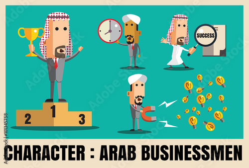 Charactor of arab businessmen