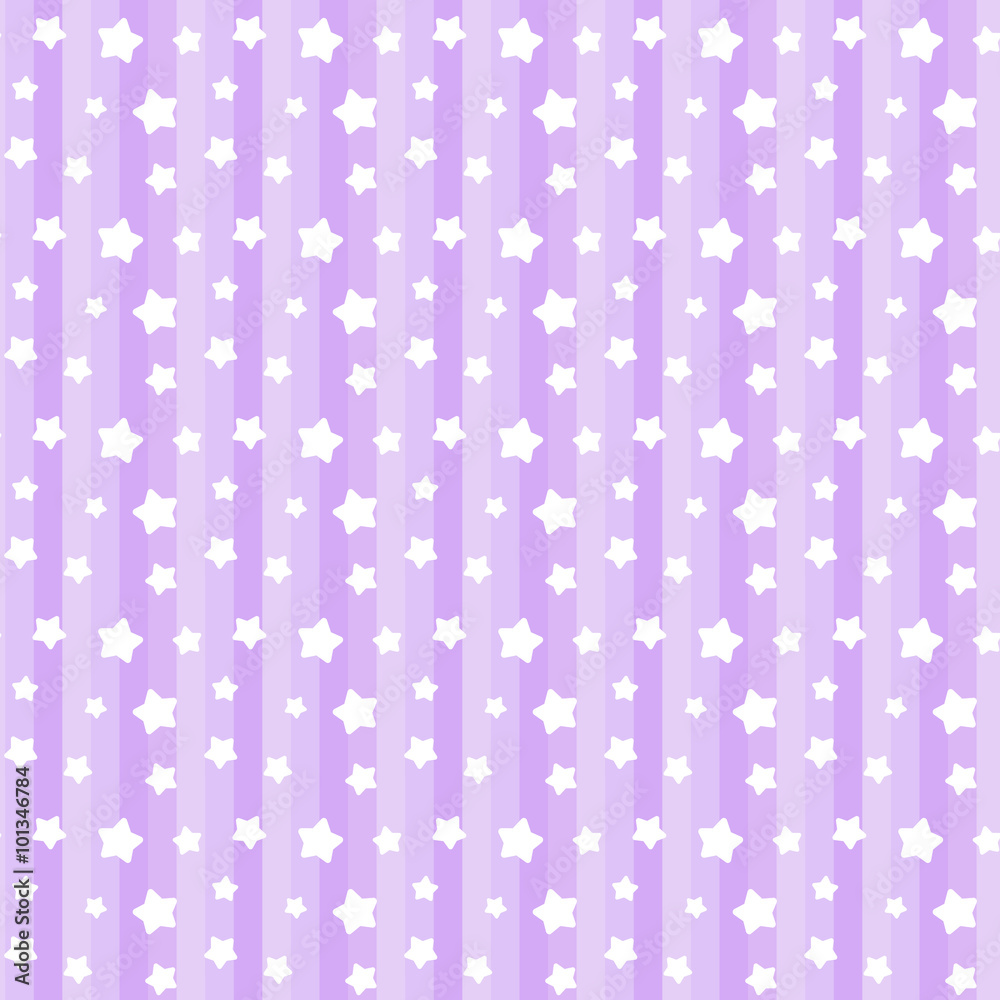パステルカラーのストライプ 星柄 シームレスパターン 紫系 Stock イラスト Adobe Stock