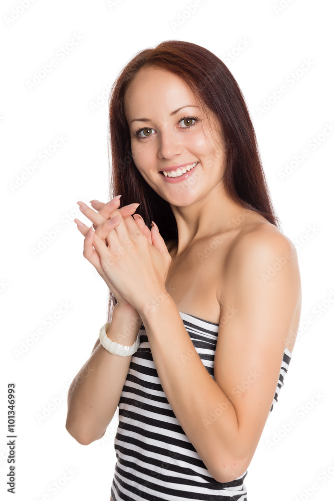 Very beautiful young woman with a charming smile Very beautiful young woman with a charming smile