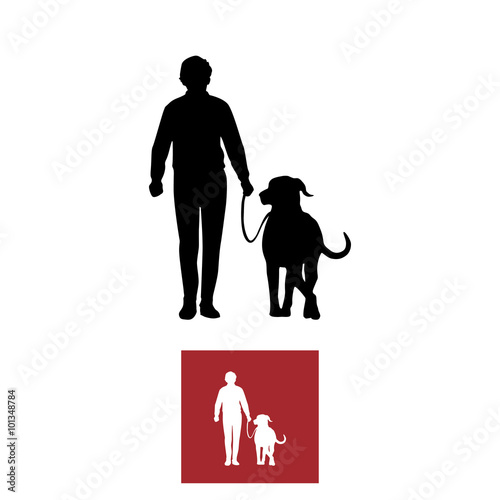 man and his dog