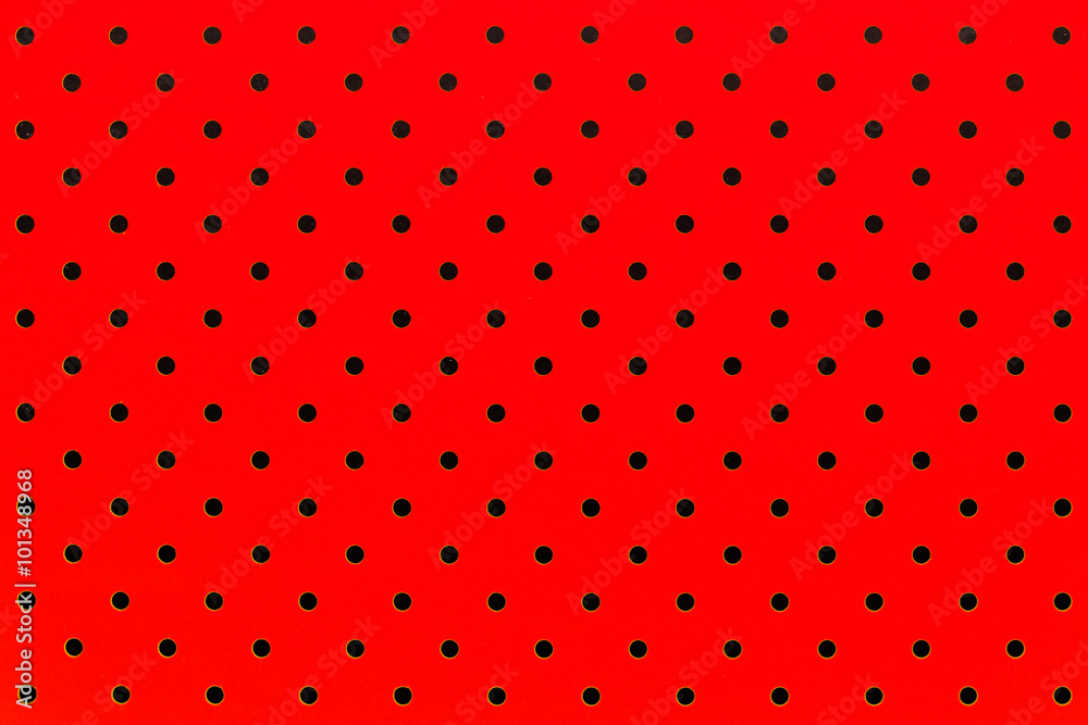wallpaper pattern black dots in red color background Stock Illustration |  Adobe Stock