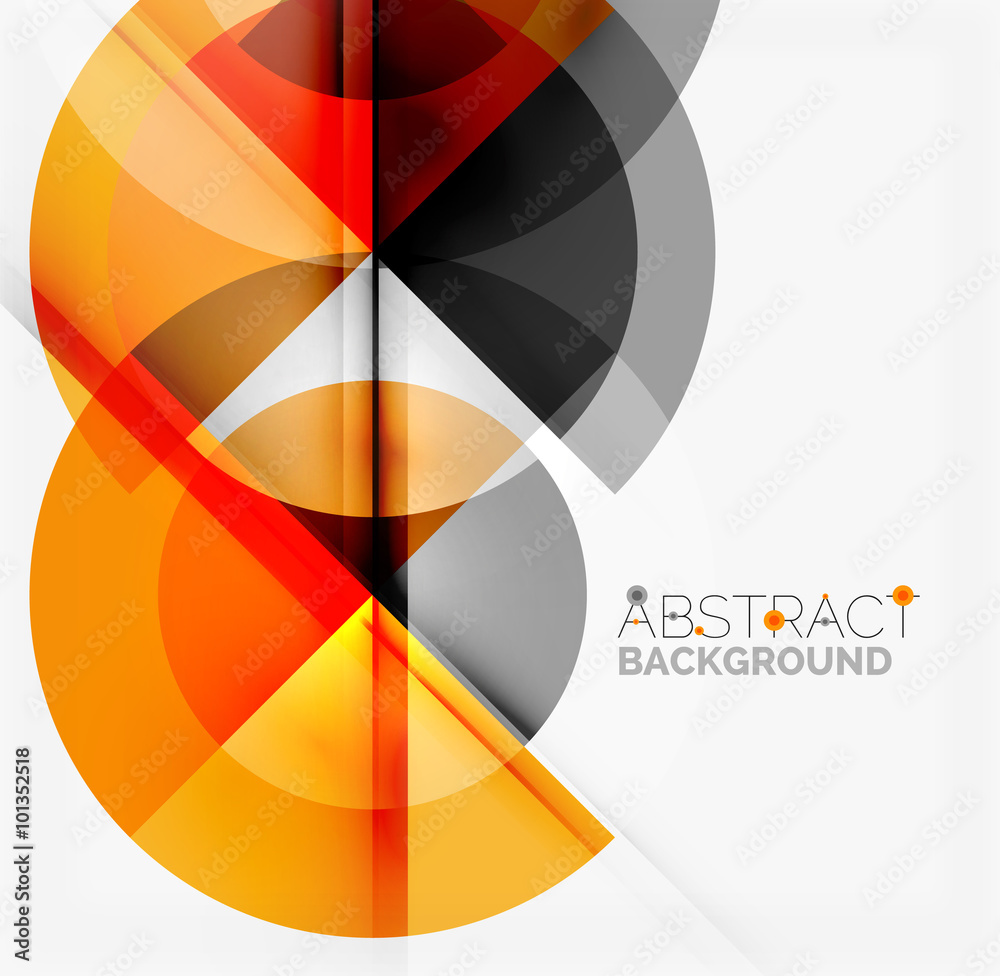 Geometric design abstract background - circles Geometric design abstract background - circles
