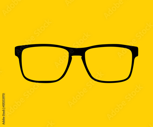 Black Eye Glasses Vectors