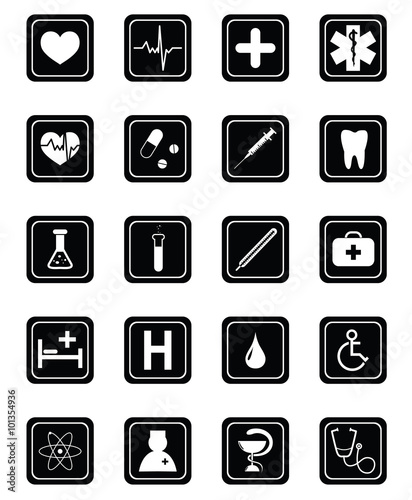 Set of medical vector icon