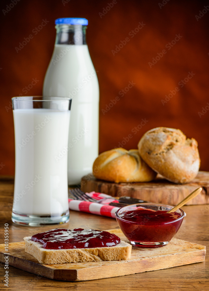 Fruit Jam Breakfast Fruit Jam Breakfast