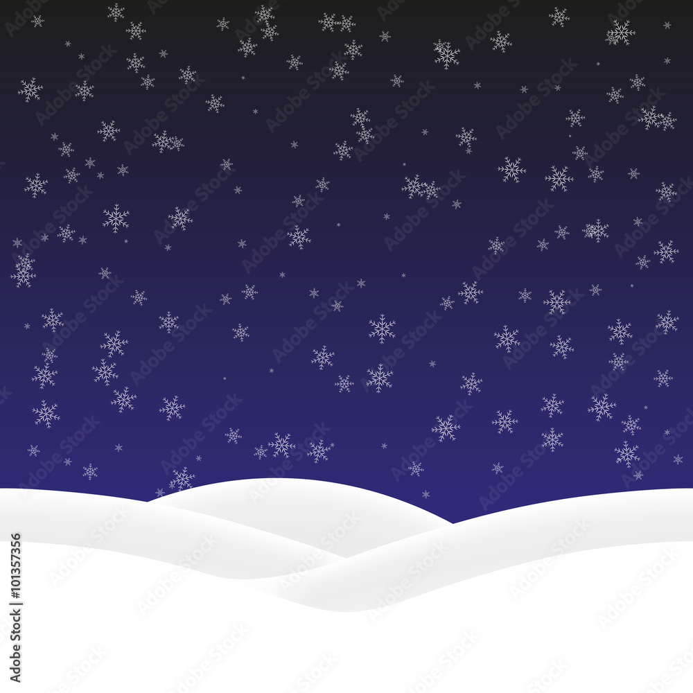 Background winter illustration