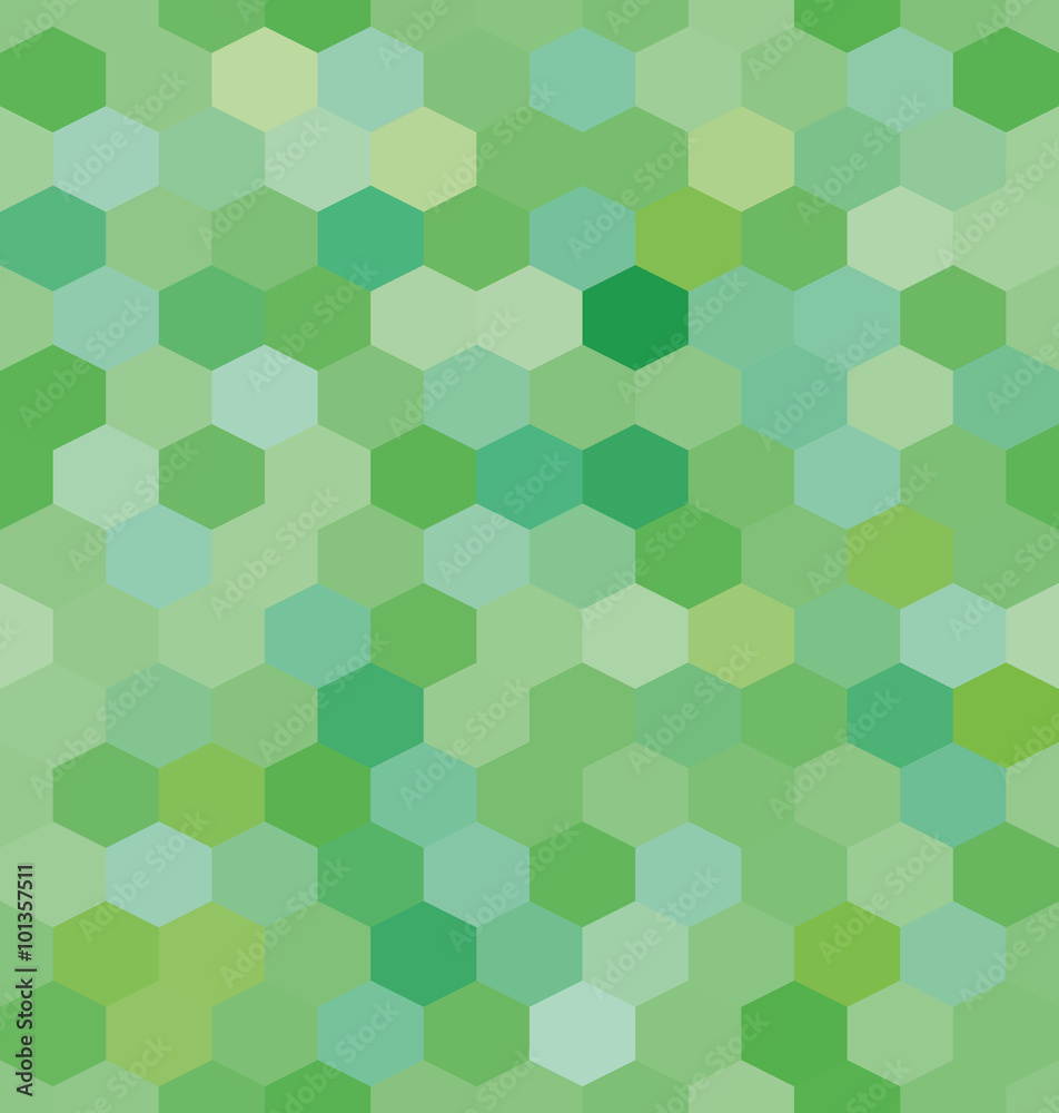 Abstract background green hexagons, illustration Abstract background green hexagons, illustration