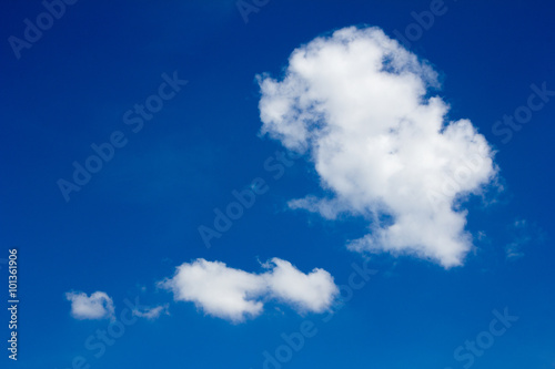 blue sky and clouds