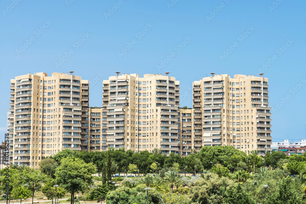 Modern residential buildings, Spain