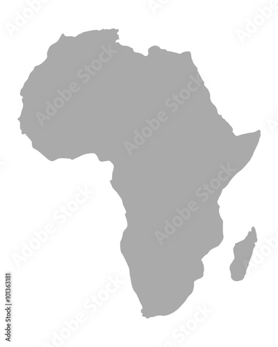 Karte von Afrika photo