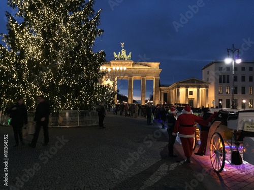 Weihnachten am Brandenburger Tor Berlin