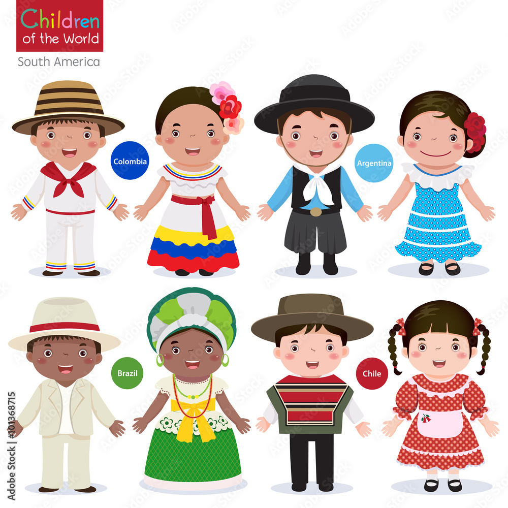 Children of the world-Colombia-Argentina-Brazil-Chile Children of the world-Colombia-Argentina-Brazil-Chile