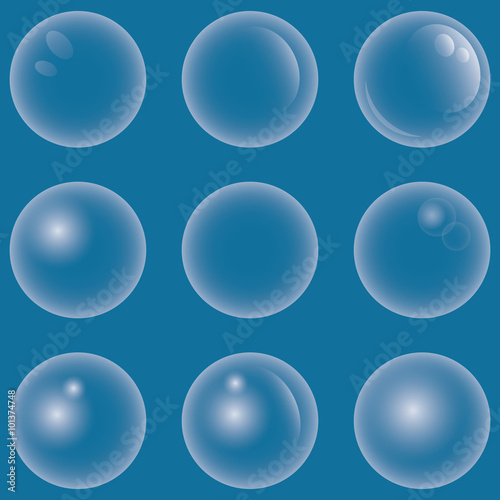 Illustration Vector Graphic Set Soapbubble