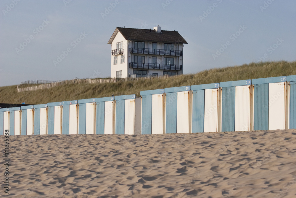 Εκτύπωση καμβά Strandhuisjes