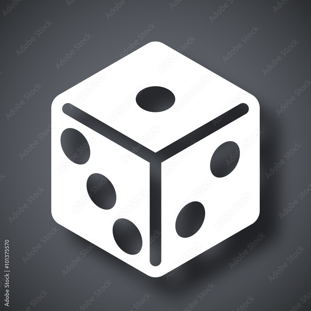 Vector dice icon