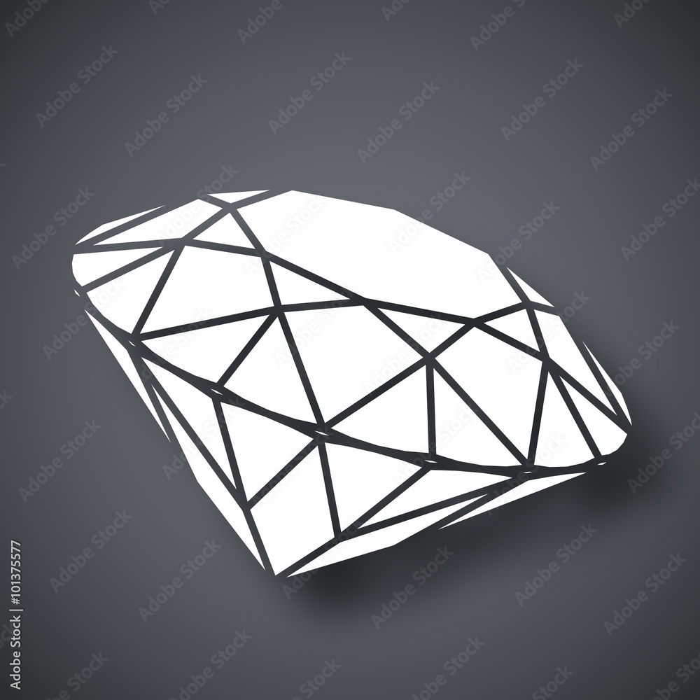 Fotografija Vector diamond icon
