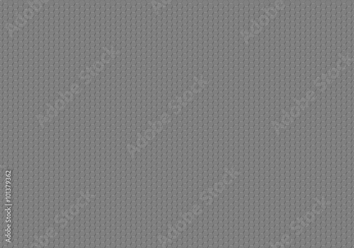 Gray Hexagonal Texture - Geometric Background Illustration, Vector