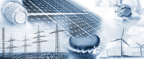Nachhaltige Versorgung mit Strom und Gas durch Erneuerbare Energie photo