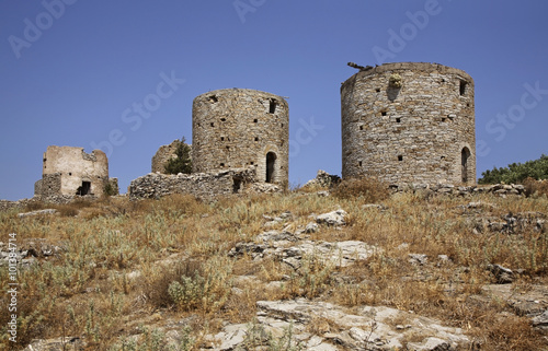 Pontikokastro - mouse castle in Ano Symi. Greece