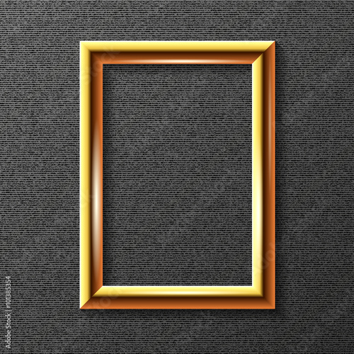 Gold frame for portrait