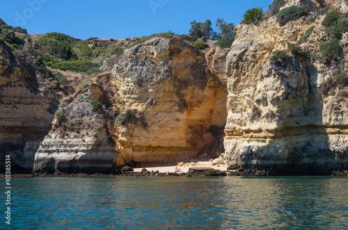 Bizzare rocky shore at Lagos.