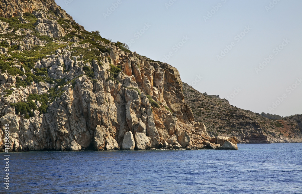 Landscape near Symi island. Greece