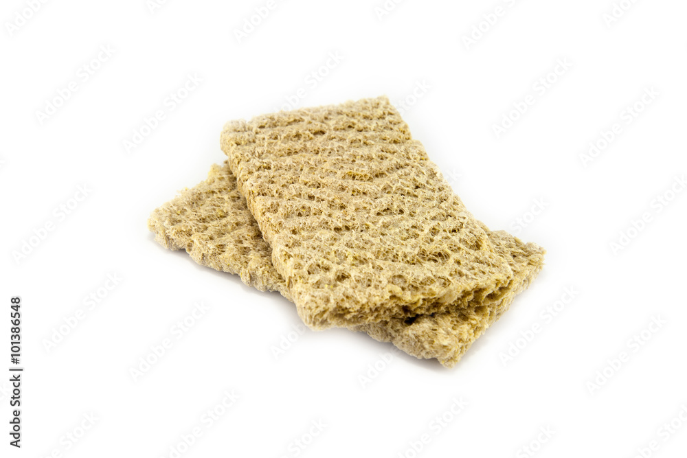 dietetic bread on a white background dietetic bread on a white background