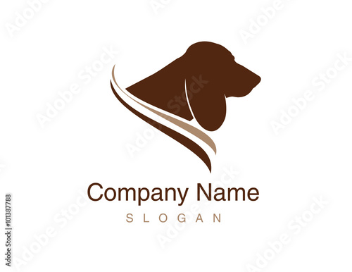 Basset hound logo