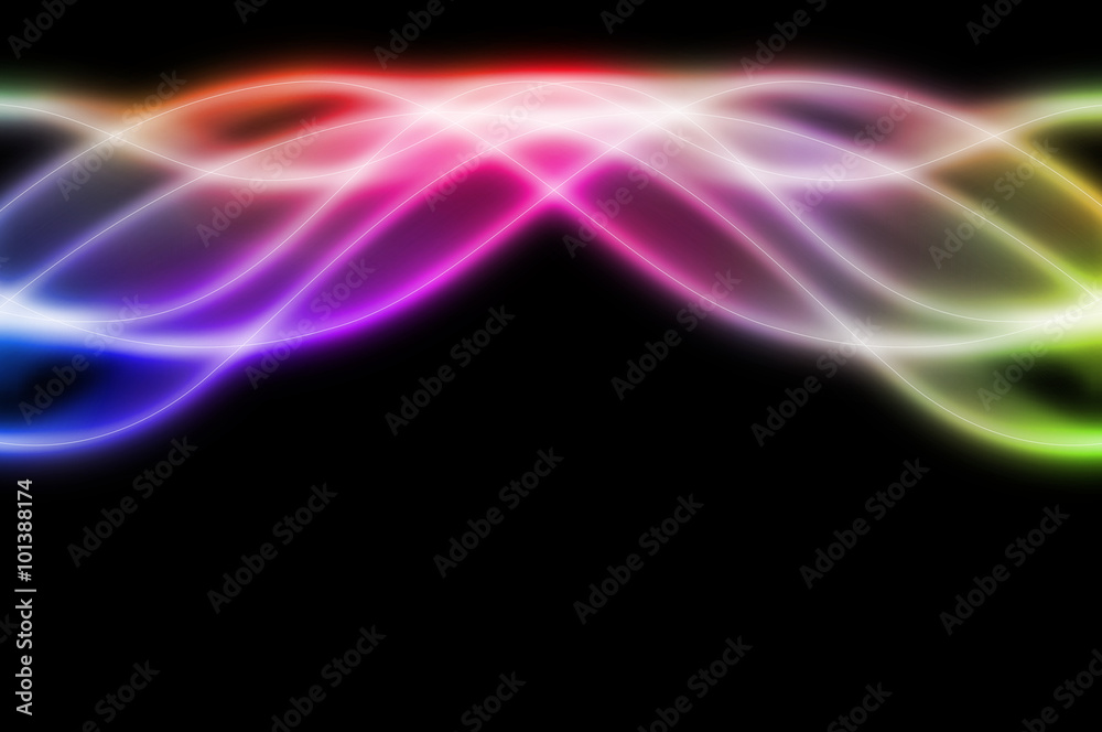 Movement of lights for presentation or background image.